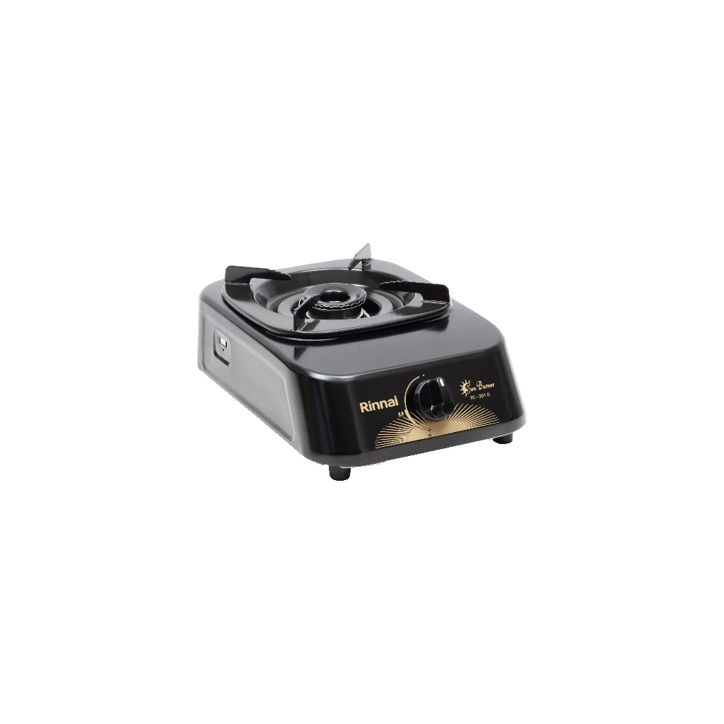 Rinnai RI-301S Kompor Gas 1 Tungku Sun Burner Bodi Kokoh Hitam Garansi Resmi - Gambar 3
