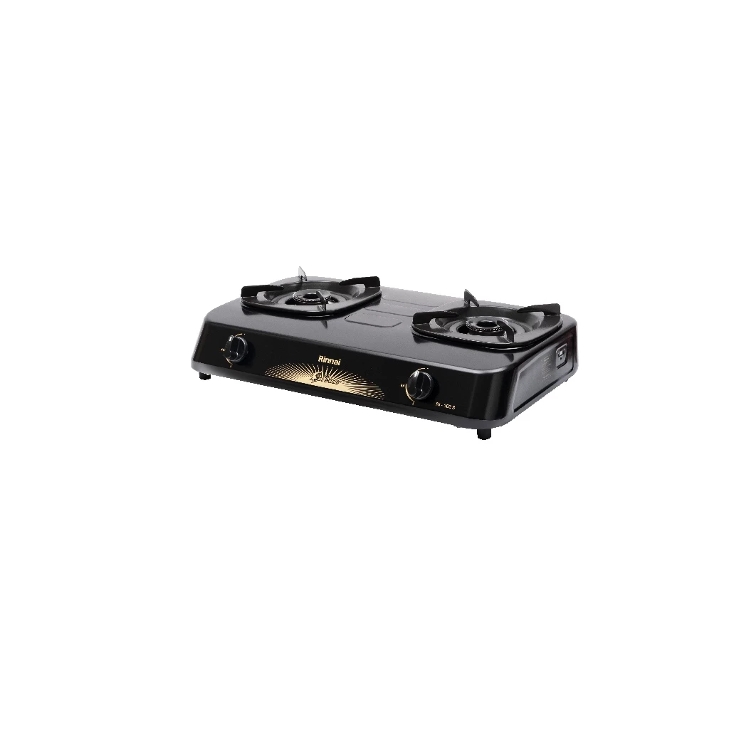 Rinnai RI-302S Kompor Gas 2 Tungku Ceramic Sun Burner Hemat Gas Garansi Resmi - Gambar 2