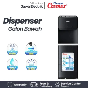 Cosmos Dispenser Galon Bawah CWD-7601 3 Kran Hot Cool Fresh