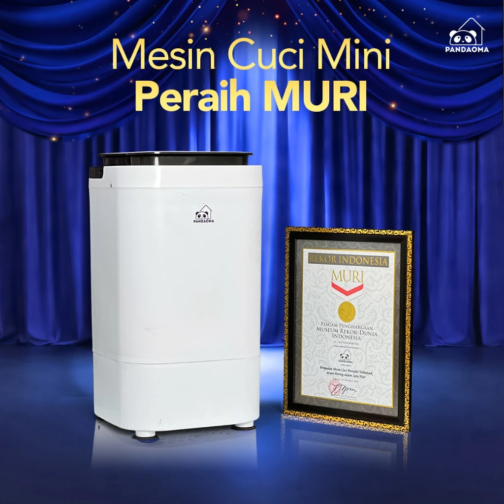 Pandaoma Mesin Cuci Mini Atro Portabel 4.5kg Hemat Listrik - Gambar 3