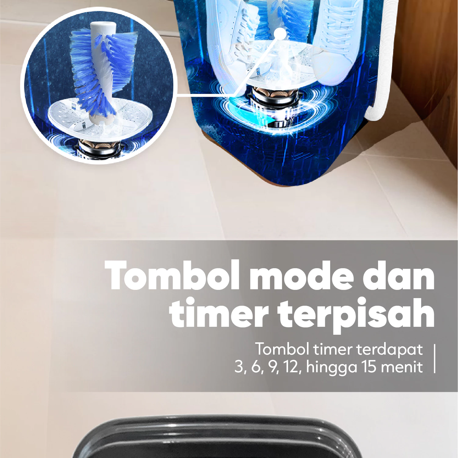 Pandaoma Mesin Cuci Mini Atro Portabel 4.5kg Hemat Listrik - Gambar 13
