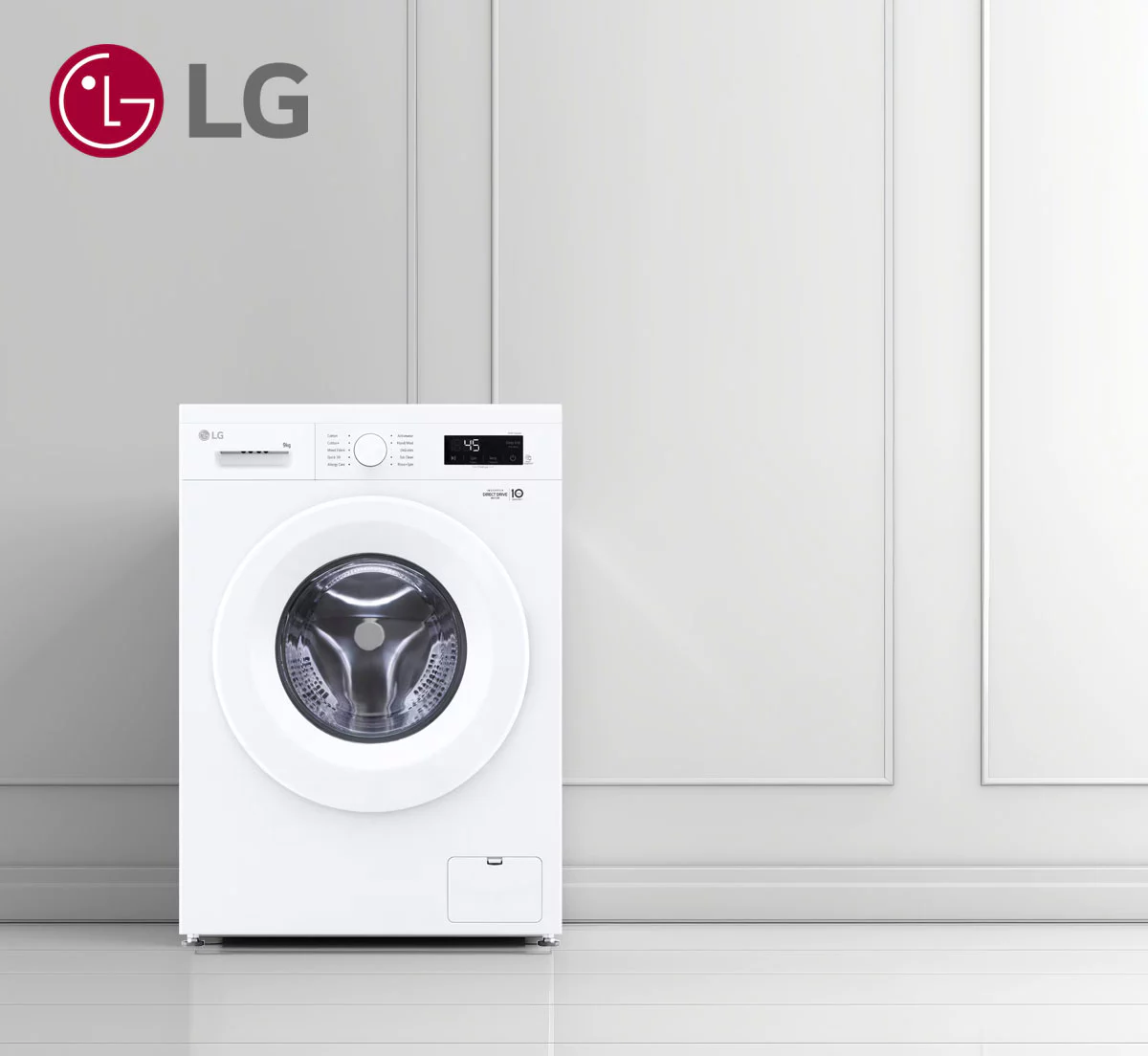 LG Mesin Cuci Front Loading 7kg Inverter Direct Drive Steam Wash FB1207S6W Putih - Gambar 6